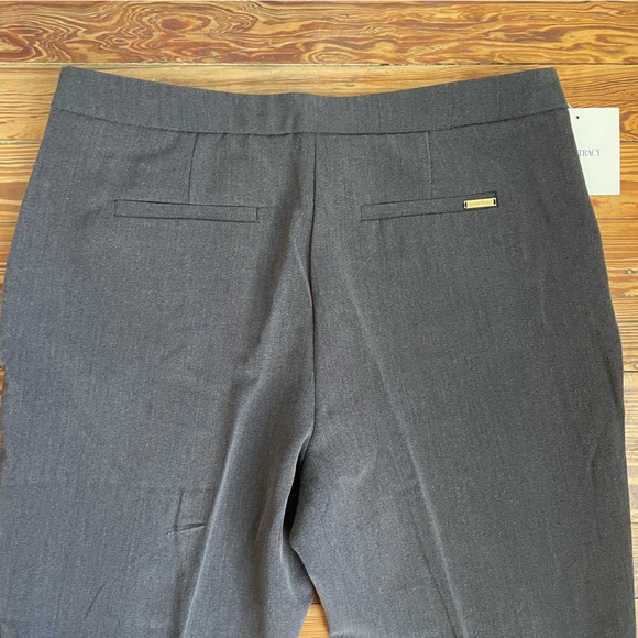 NWT Ellen Tracy Charcoal Pants - Picture 9 of 9